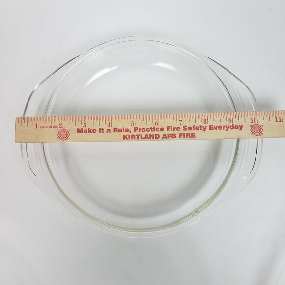 VINTAGE Pyrex 684C B-16 Clear Pie Plate Baking Dish Replacement Lid 8" X 1.25" - Picture 2 of 8